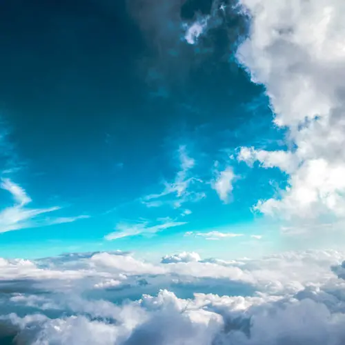 Clouds and blue sky